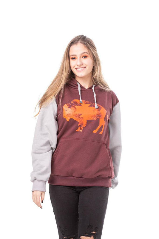 Sweat mixte Bison Bordeaux