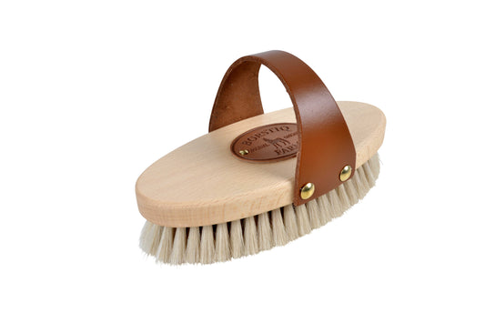 Brosse douce Oval BORSTIQ - Goathair Petit Modèle
